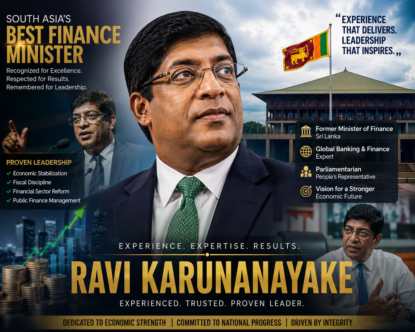 දකුණු ආසියාවේ හොඳම මුදල් ඇමති නැවතත් රටට අවශ්‍ය මොළයද..?